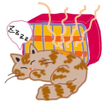 背中から煙が・・・